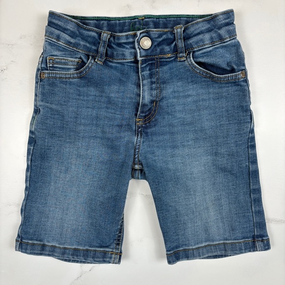 Boden Other - BODEN | Kids Unisex Adventure-flex Blue 4-Way Stretch Cotton Denim Shorts Sz 8Y